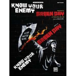  Know Your Enemy Sheet Piano Lyrics by Billie Joe, music by 