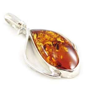  Pendant silver Chloé amber. Jewelry