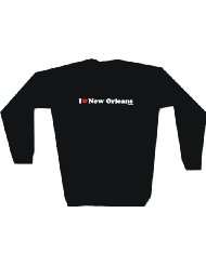 Heart (Love) New Orleans Mens Sweat Shirt in 2 colors Small thru 