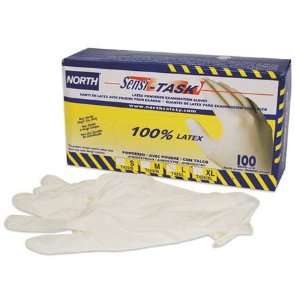  NORTH BY HONEYWELL T425/S Glove,Disposable,Size 7,Rubber 