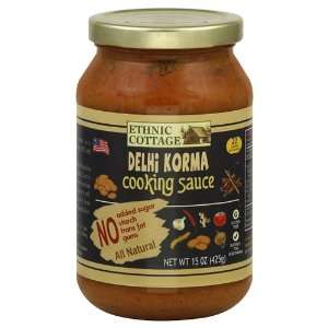 Ethnic Cottage Delhi Korma Cooking Sauce 15.0 oz (Pack of 6)  