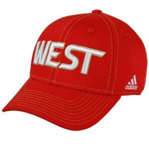 NBA adidas 2012 NBA All Star Game West Flex Hat   Red 