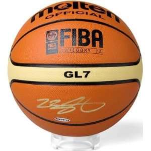 Lebron James Signed Basketball   FIBA Olympic UDA   Autographed 