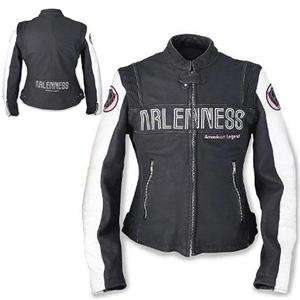  Arlen Ness Womens Alamosa Leather Jacket   Medium/Black 