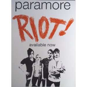  Paramore, Original 18x24 Inch Double sided Lithographic 