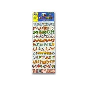  Twelve month scrap booking stickers   Pack of 24 Toys 