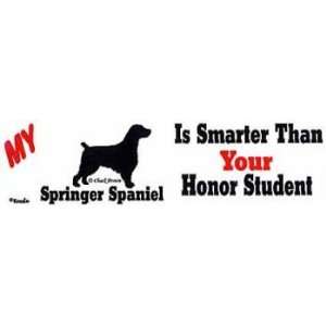  Smarter Springer Spaniel Sticker Automotive