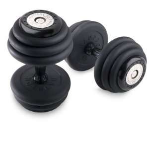  Hampton Fitness Products Pro Style Urethane Dumbbell with 