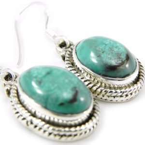  Silver loops Charmes turquoise. Jewelry