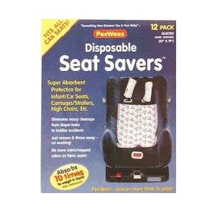  Peewees Disposable Seat Savers Baby