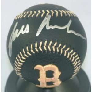  Signed Lars Anderson Baseball   black   Autographed 