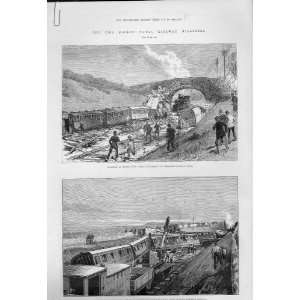  Railway Accident Wennington Lancs & Berwick 1880