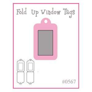  #0567 Fold Up Window Tags   set of 2 MSRP $13.50 Arts 