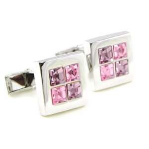  Cufflinks Eclat pink. Jewelry