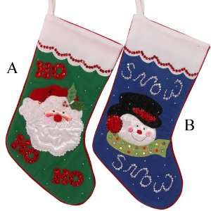  Santa Snowman Stockings