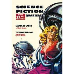  Science Fiction Quarterly Robot Attack 20x30 poster