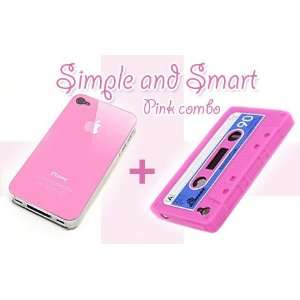  S&S Bubble Gum Pink Case Combo Deal for iPhone 4 / 4S AT&T 
