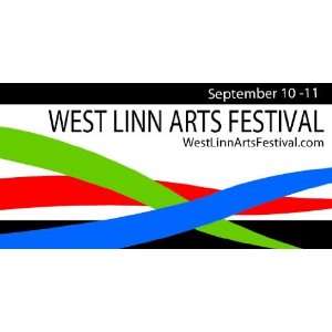    3x6 Vinyl Banner   West Linn Arts Festival 