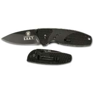  Smith & Wesson S.O.R.T. Assisted Opener Black 2.5 Plain 