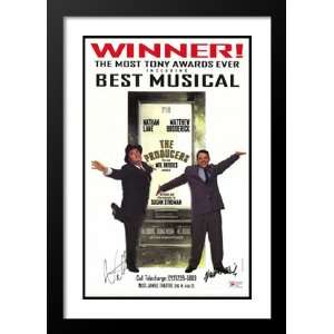 Producers, The (Broadway) 20x26 Framed and Double Matted Movie Poster 