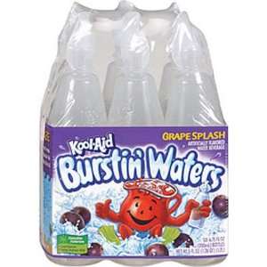 Kool Aid Burstin Waters Grape Splash 6 ct   8 Pack  