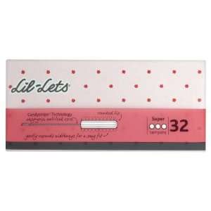  Lil Lets Super Non Applicator Tampons 32s