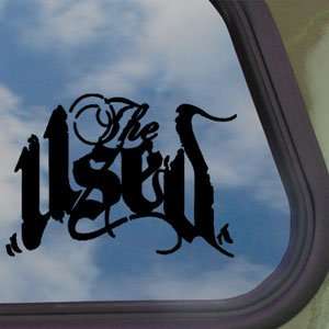  The Used Black Decal Pop Punk Band Truck Window Sticker 