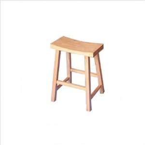  Great American Barstools SS18 18 Unfinished Saddle Stool 