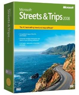 Microsoft Streets and Trips 2008 [OLD VERSION] by Microsoft Software 