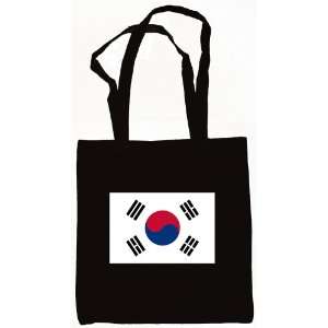  South Korea, South Korean Flag Tote Bag Black Everything 