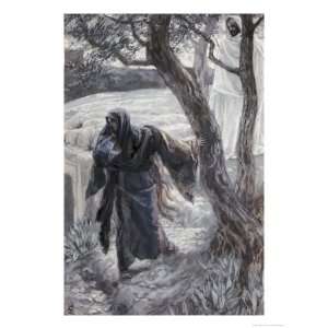 Christ Appears to Mary Magdalene Giclee Poster Print by James Tissot 