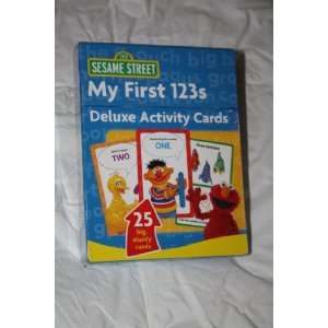  Sesame Street My First 123s Deluxe Activity Cards Toys 