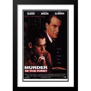  Murder in the First 20x26 Framed and Double Matted Movie 