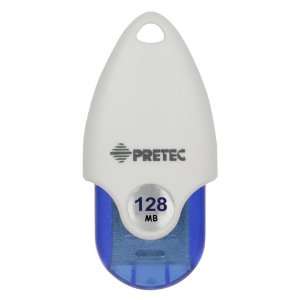  PRETEC 128MB i Disk Aqua USB Flash Drive Electronics