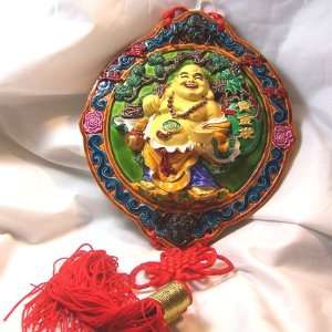    Colorful Buddha Hanging with Red Tassels 13012 