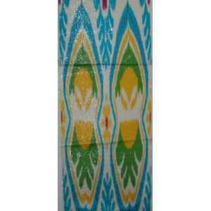   Uzbek Silk Ikat Adras Fabric 13400 by Yard Arts, Crafts & Sewing
