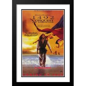  1492 Conquest of Paradise 32x45 Framed and Double Matted 