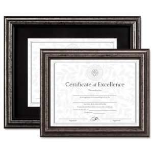  DAX Antique Brushed Charcoal Wood Document Frame 