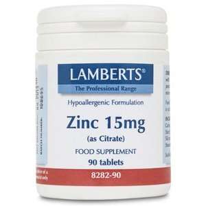 Lamberts Zinc 15mg 90 tablets  Grocery & Gourmet Food