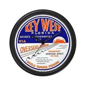  Key West Florida Vintage Wall Clock by 