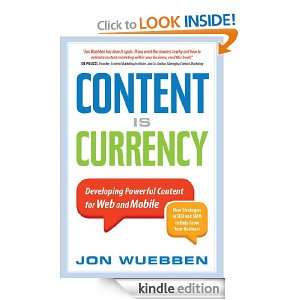  Content is Currency Developing Powerful Content for Web 