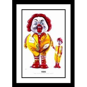   Framed and Double Matted MC Supersized and Son   2006