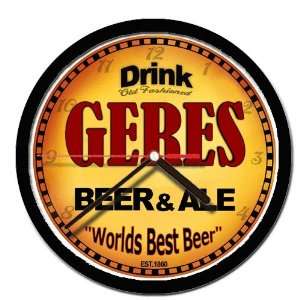  GERES beer and ale cerveza wall clock 