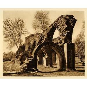  1932 Monastery Ruin Alvastra Klosterruin Sweden Monks 