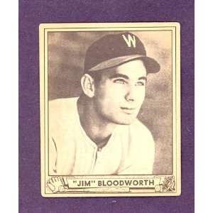  1940 Play Ball #189 Jim Bloodworth Senators (EX) *275700 