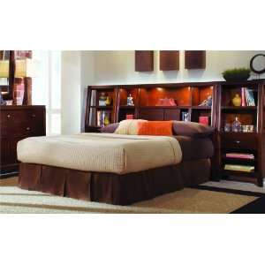   Drew Tribecca Bookcase Bed in Root Beer Finish Furniture & Decor