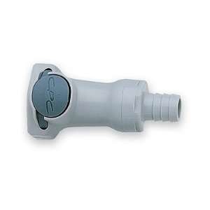 Quick disconnect fittings, Valved hose barbs, PP, 3/8  