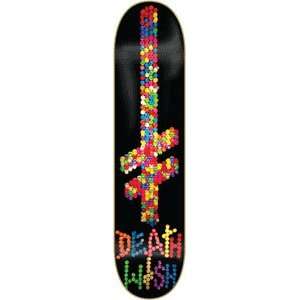  Deathwish Gang Logo Bright Light Skateboard Deck   8.0 