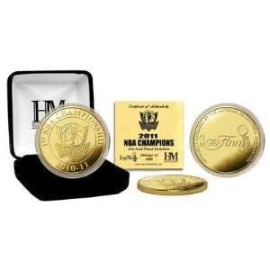  NBA Dallas Mavericks 2011 Champions 24KT Gold Coin