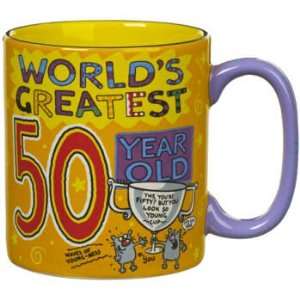 Worlds Greatest 50 Year Old Novelty Coffee/tea Mug  